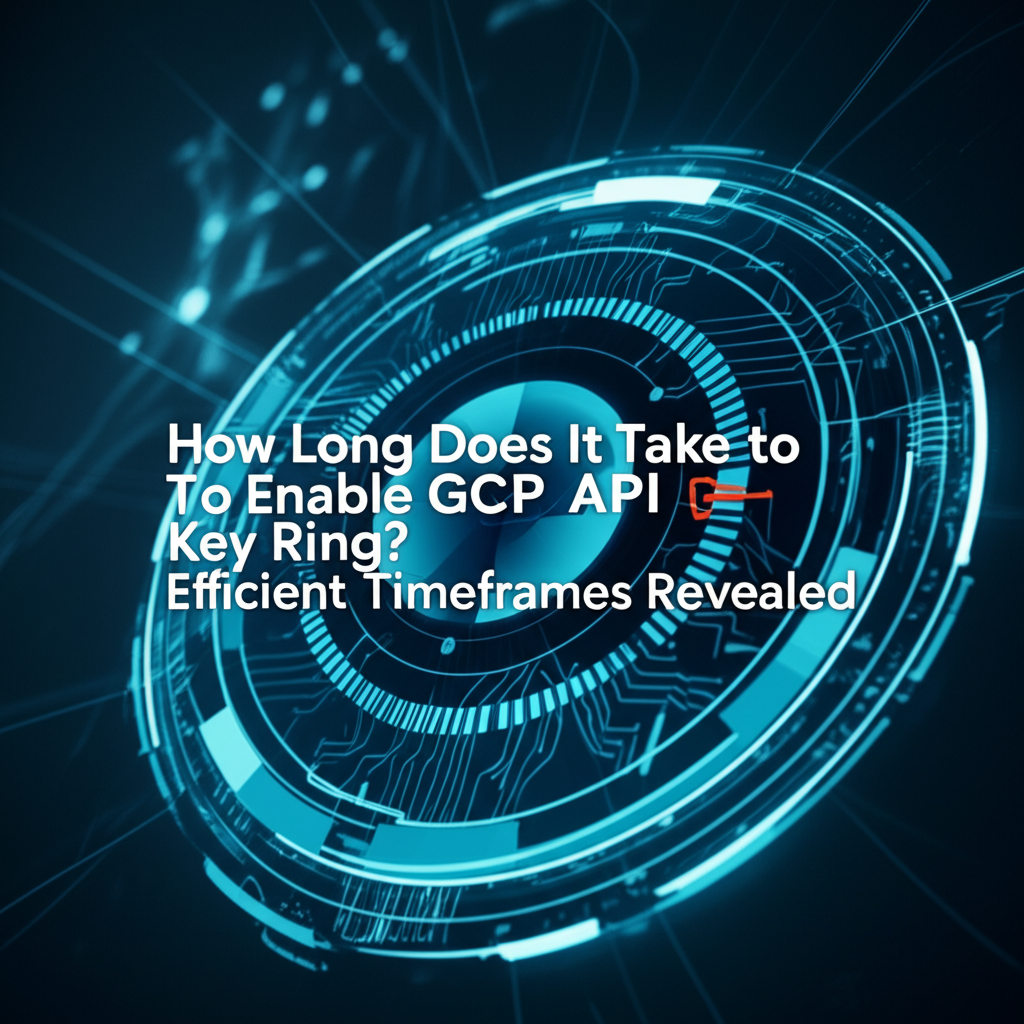 How Long Does It Take to Enable GCP API Key Ring? Efficient Timeframes Revealed