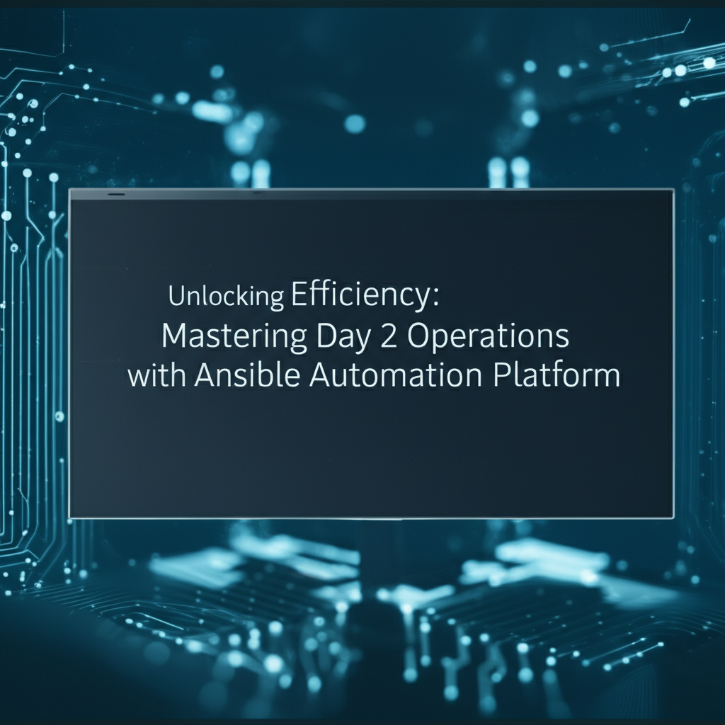 Unlocking Efficiency: Mastering Day 2 Operations with Ansible Automation Platform