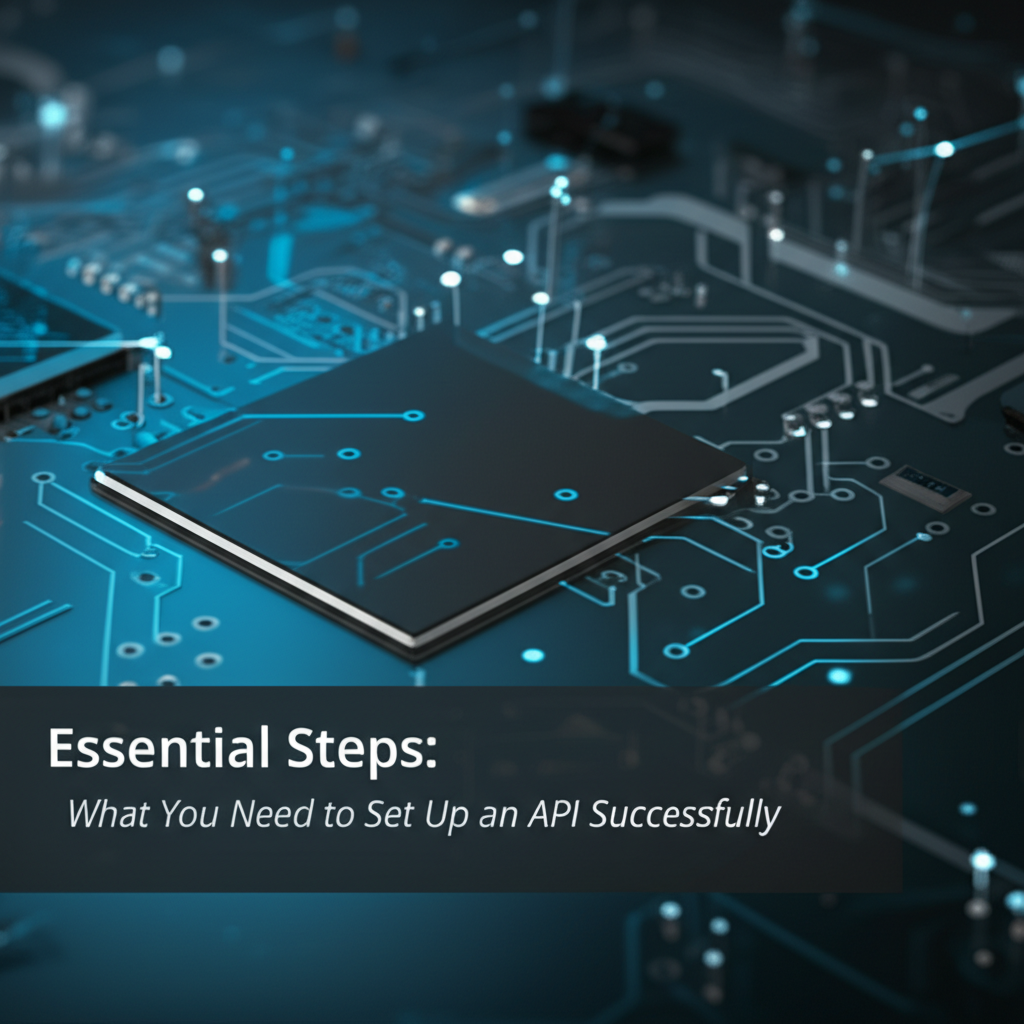 Essential Steps: What You Need to Set Up an API Successfully