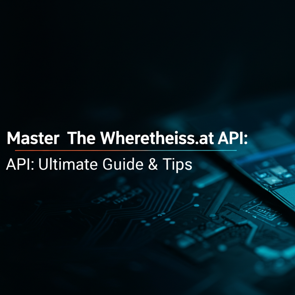 Master the Wheretheiss.at API: Ultimate Guide & Tips