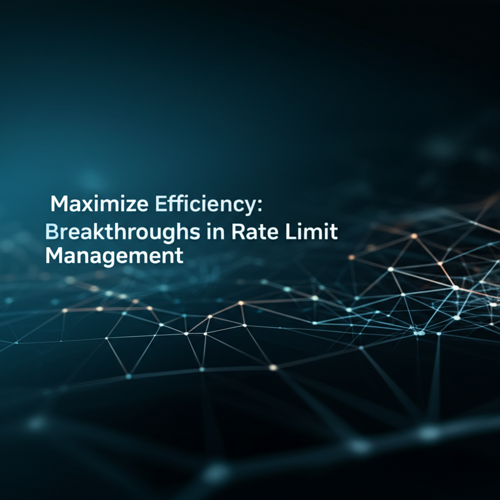 Maximize Efficiency: Breakthroughs in Rate Limit Management