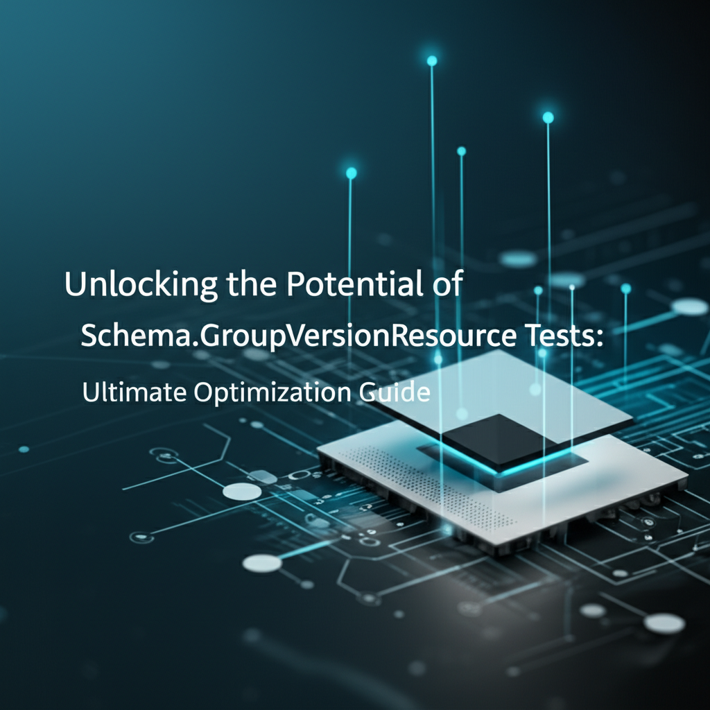 Unlocking the Potential of Schema.GroupVersionResource Tests: Ultimate Optimization Guide
