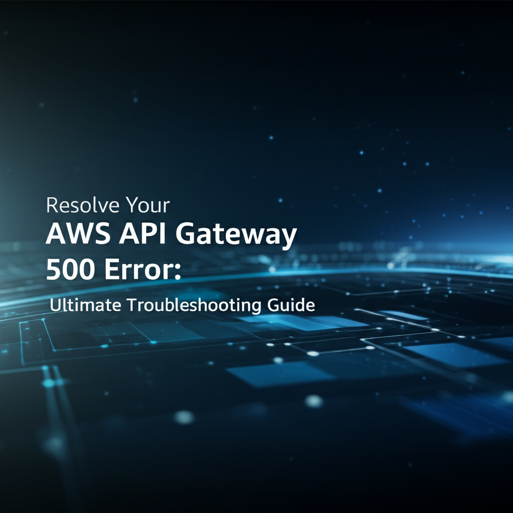 Resolve Your AWS API Gateway 500 Error: Ultimate Troubleshooting Guide