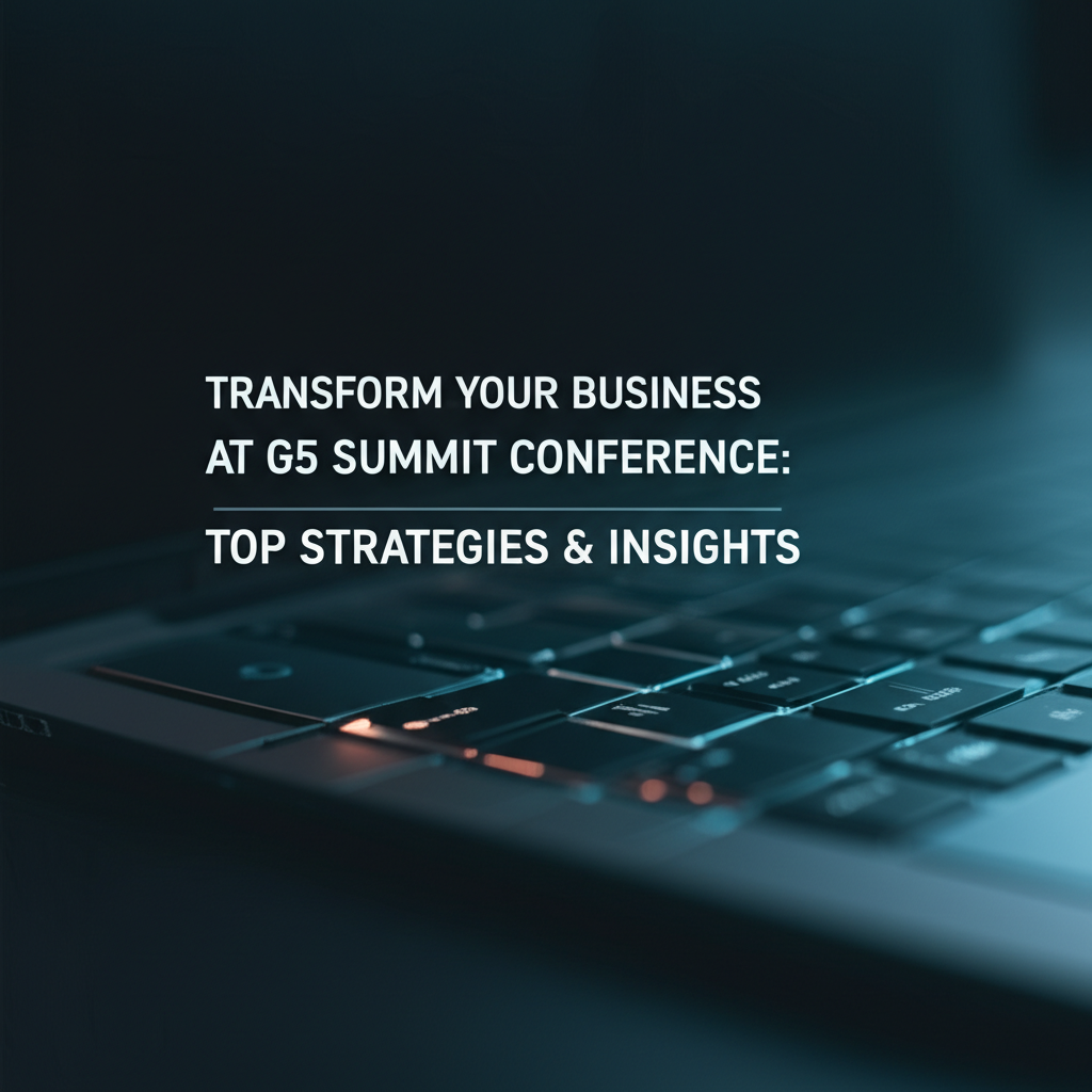 Transform Your Business at G5 Summit Conference: Top Strategies & Insights