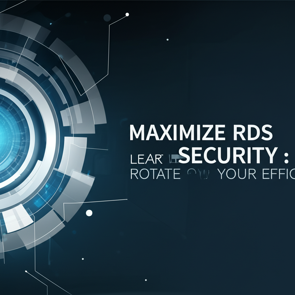 Maximize RDS Security: Learn How to Rotate Your Keys Efficiently
