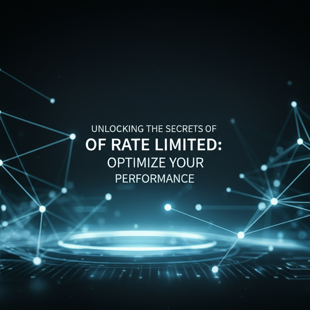 Unlocking the Secrets of Rate Limited: Optimize Your Performance