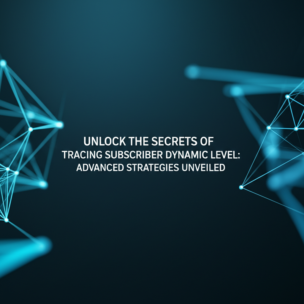 Unlock the Secrets of Tracing Subscriber Dynamic Level: Advanced Strategies Unveiled