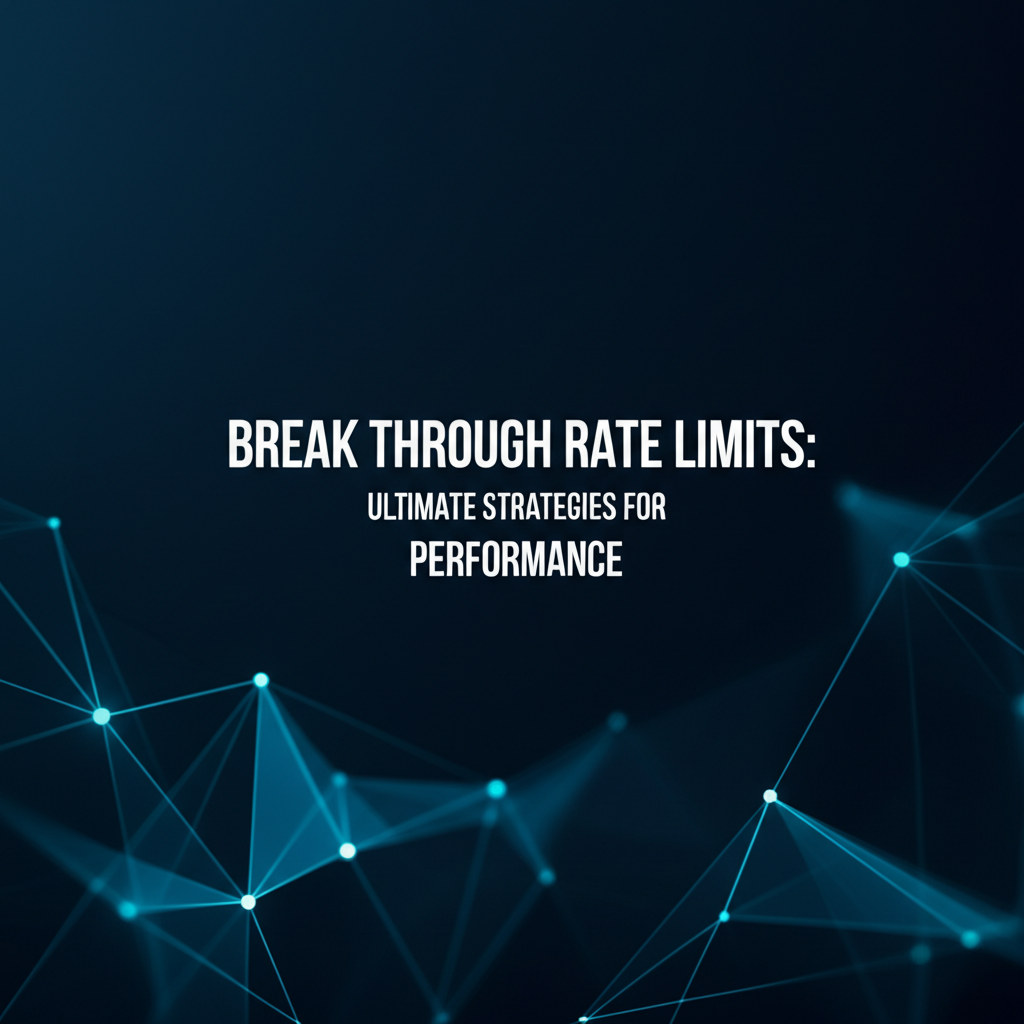 Break Through Rate Limits: Ultimate Strategies for Performance