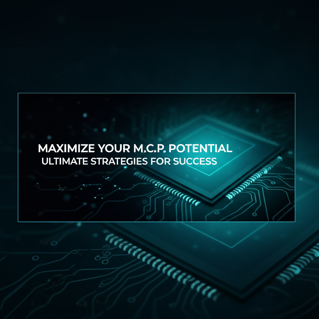 Maximize Your M.C.P. Potential: Ultimate Strategies for Success