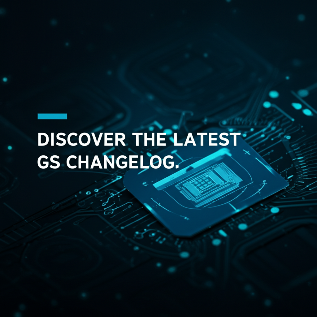 Discover the Latest GS Changelog: Must-Read Updates!