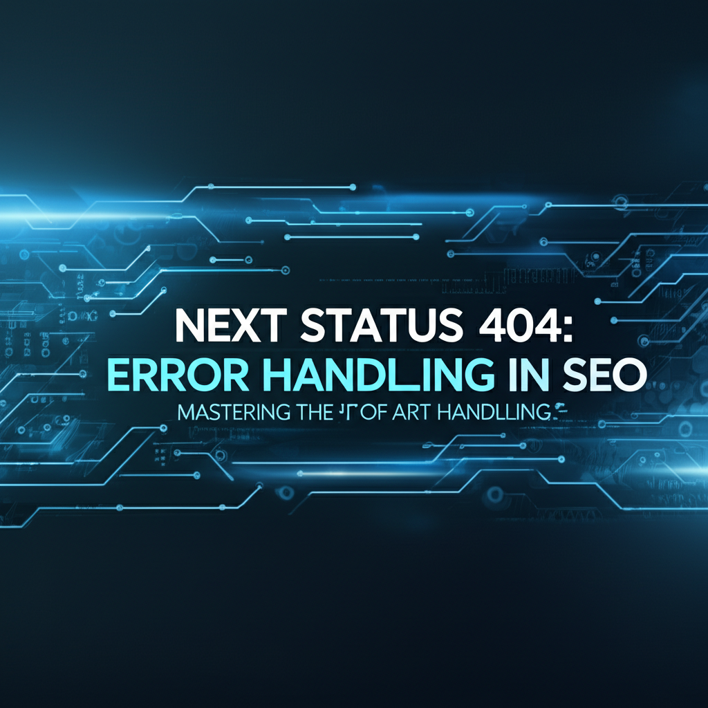 Next Status 404: Mastering the Art of Error Handling in SEO