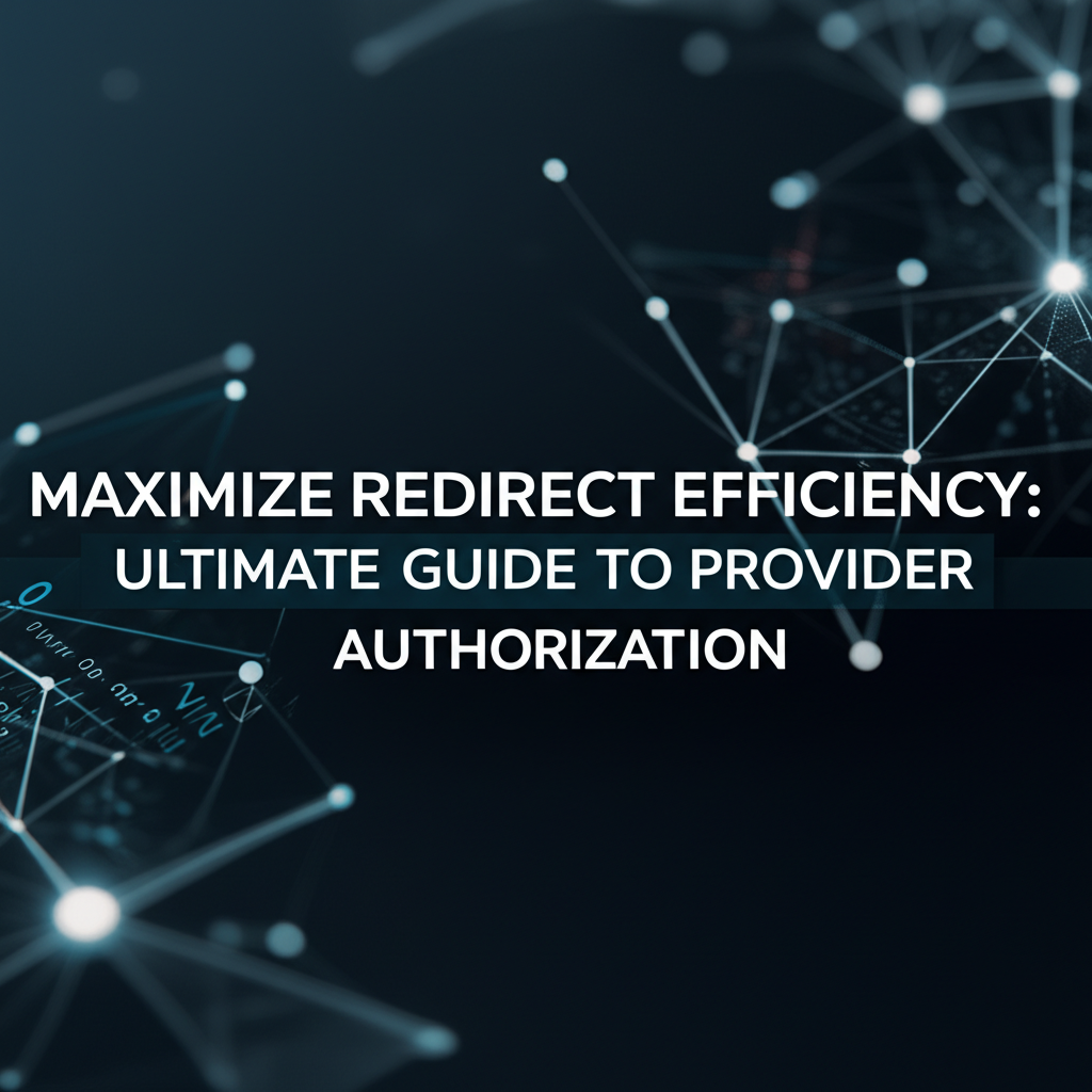 Maximize Redirect Efficiency: Ultimate Guide to Provider Authorization.json