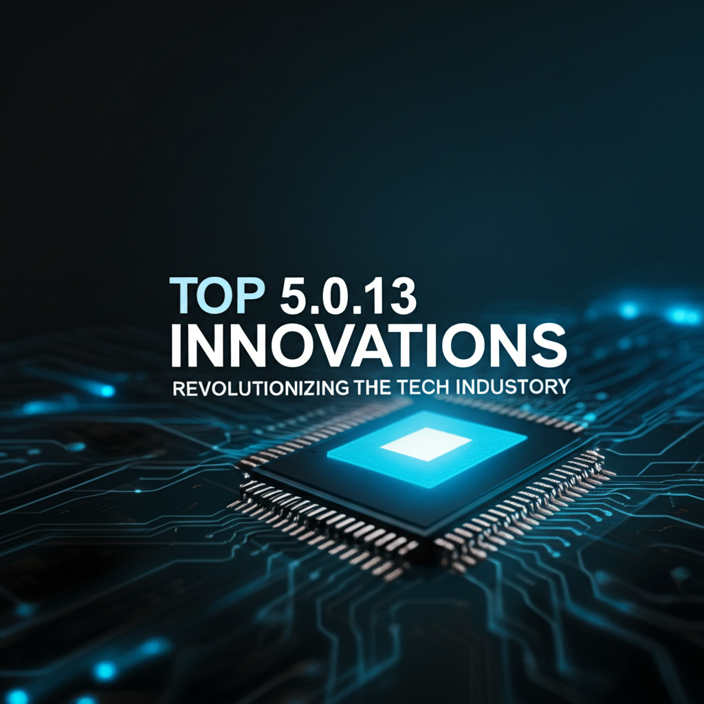 Top 5.0.13 Innovations: Revolutionizing the Tech Industry