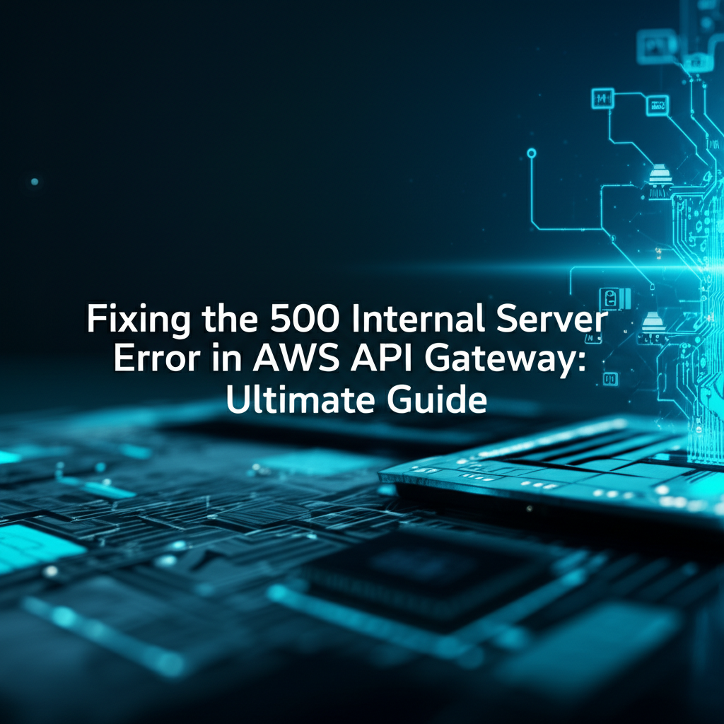 Fixing the 500 Internal Server Error in AWS API Gateway: Ultimate Guide