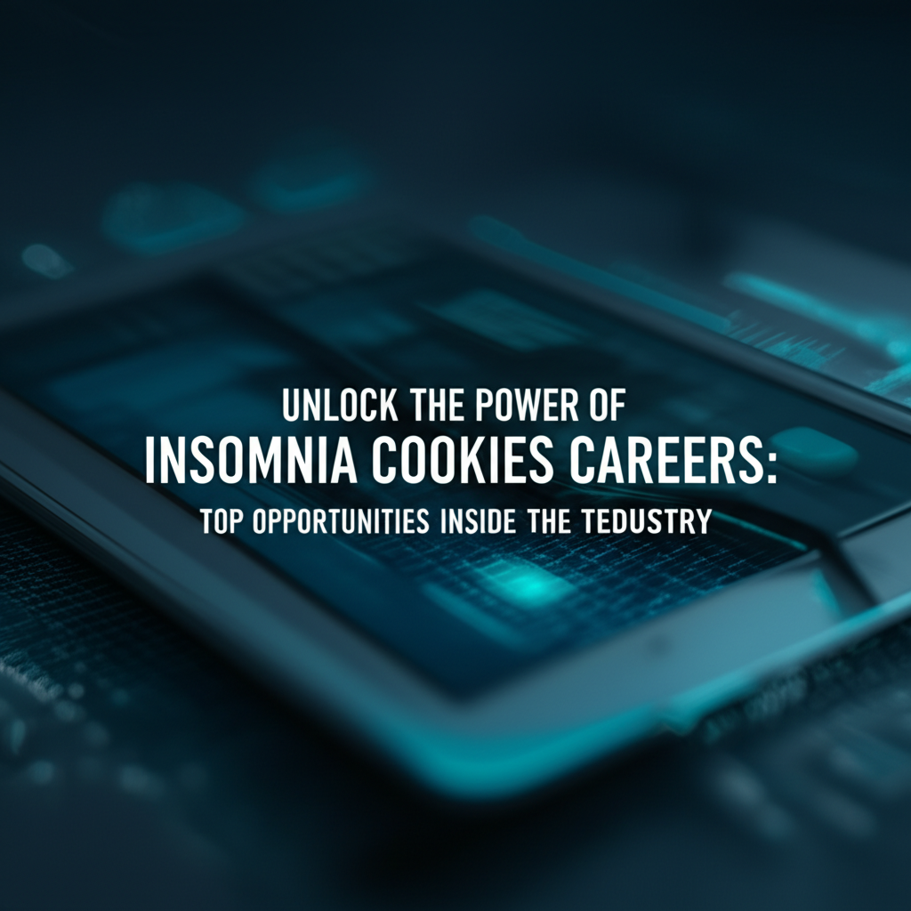 Unlock the Power of Insomnia Cookies Careers: Top Opportunities Inside the Industry