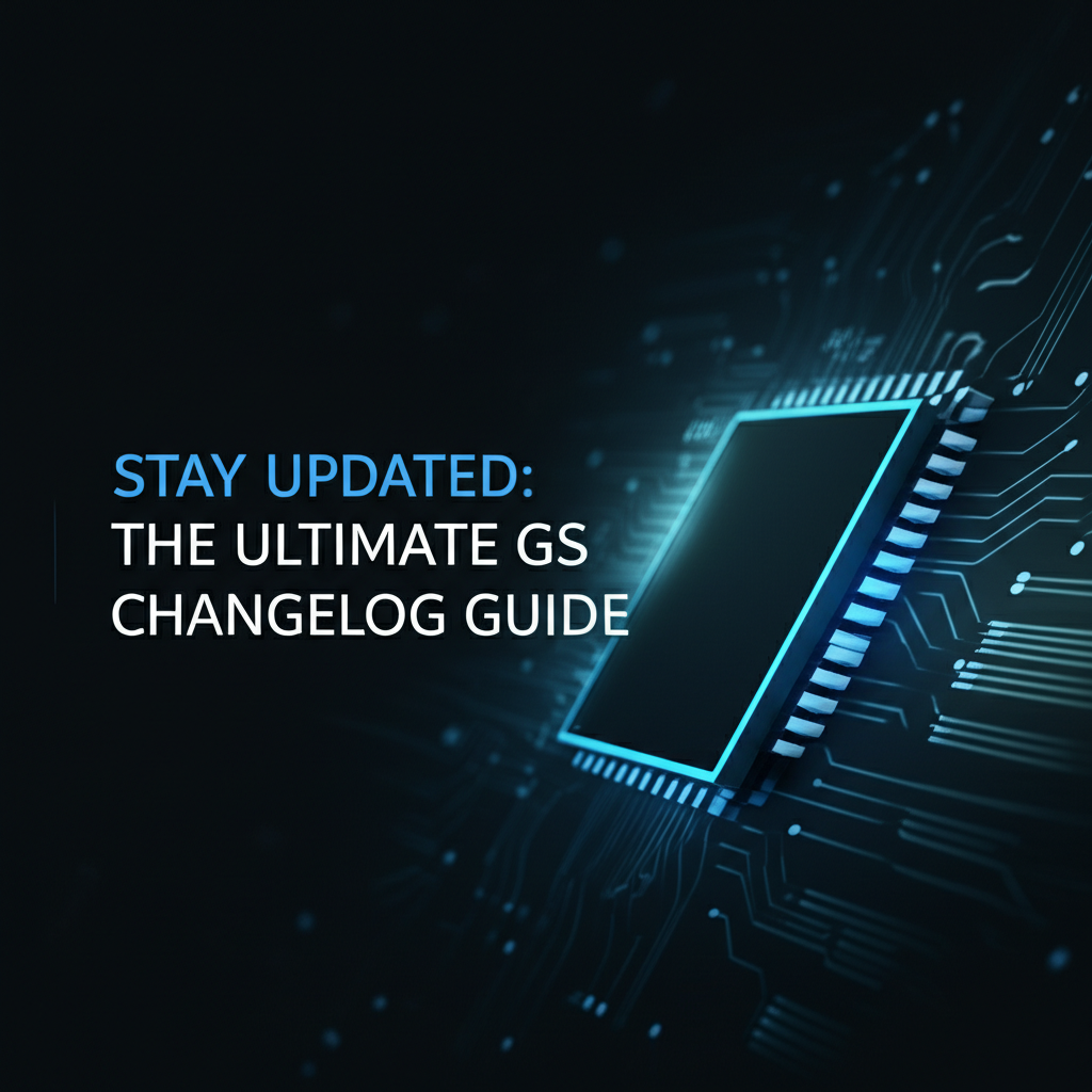 Stay Updated: The Ultimate GS Changelog Guide