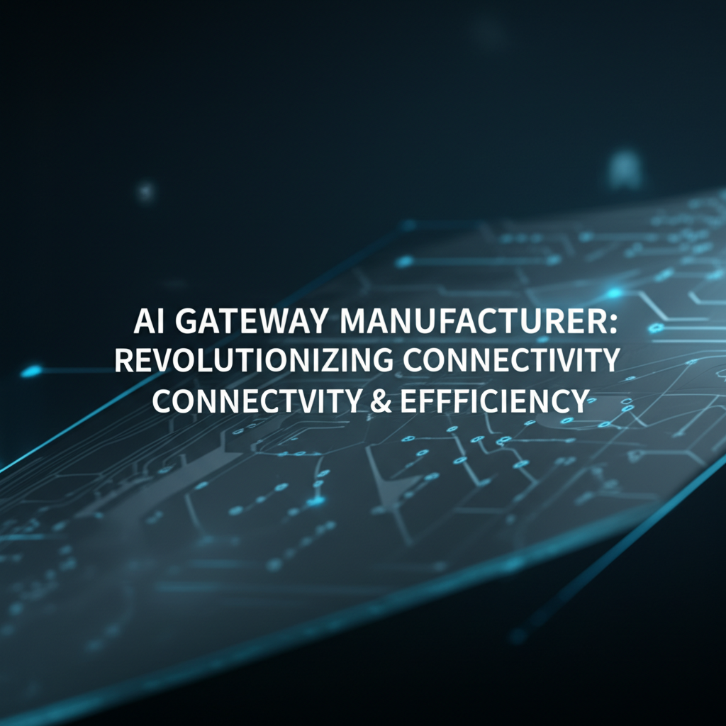 AI Gateway Manufacturer: Revolutionizing Connectivity & Efficiency