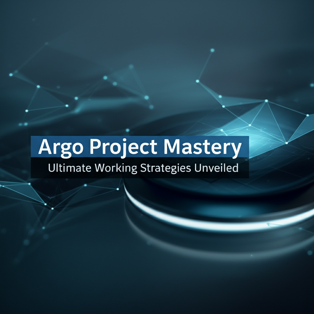 Argo Project Mastery: Ultimate Working Strategies Unveiled