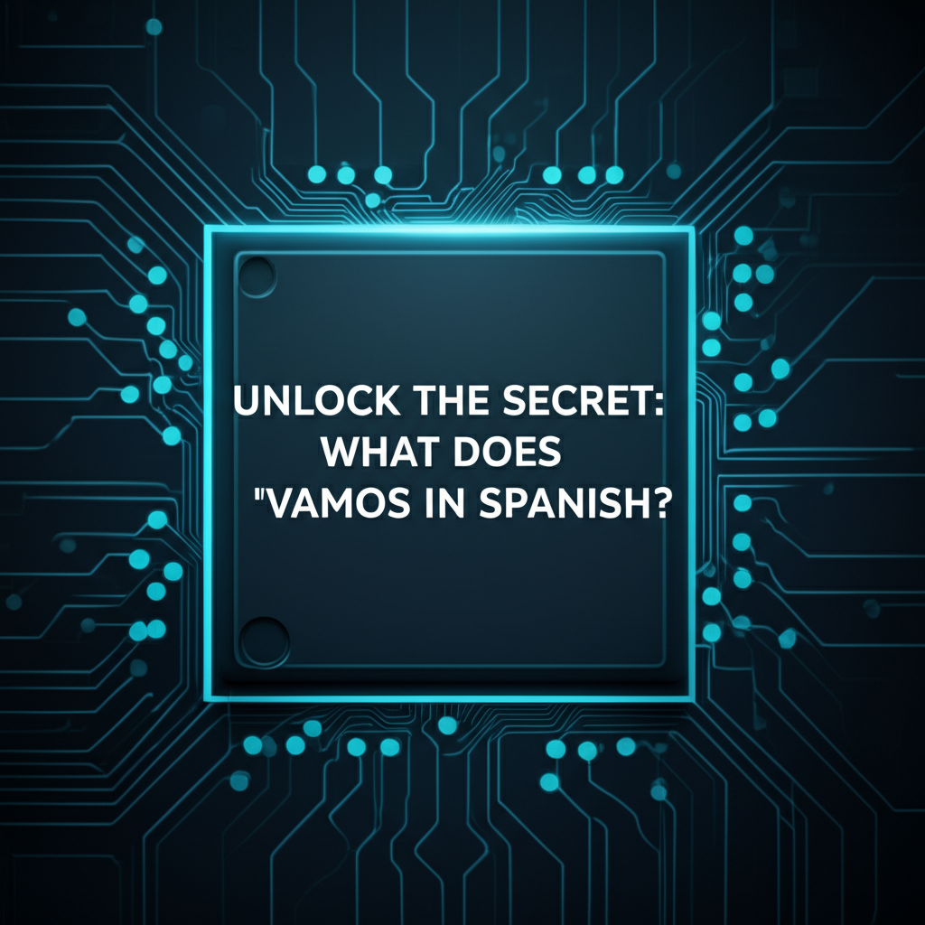 Unlock the Secret: What Does "Vamos" Mean in Spanish?