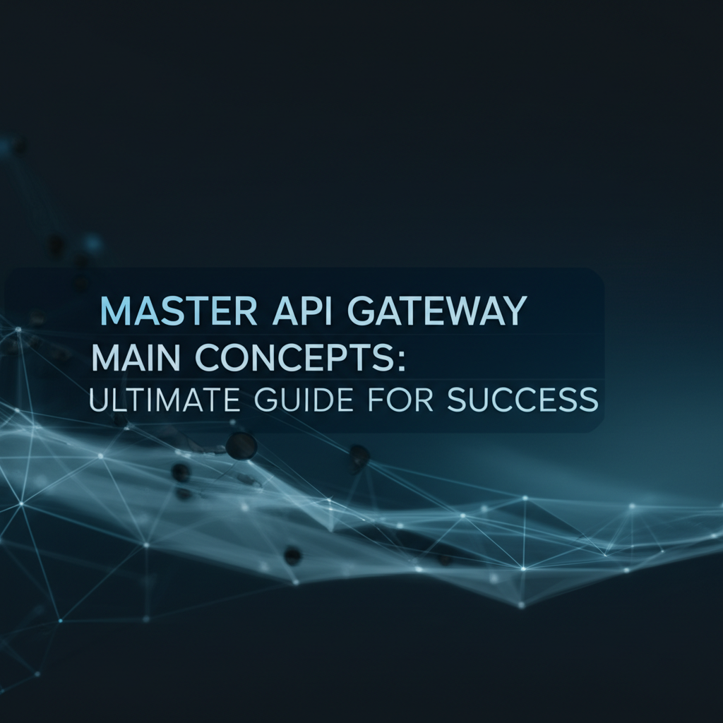 Master API Gateway Main Concepts: Ultimate Guide for Success