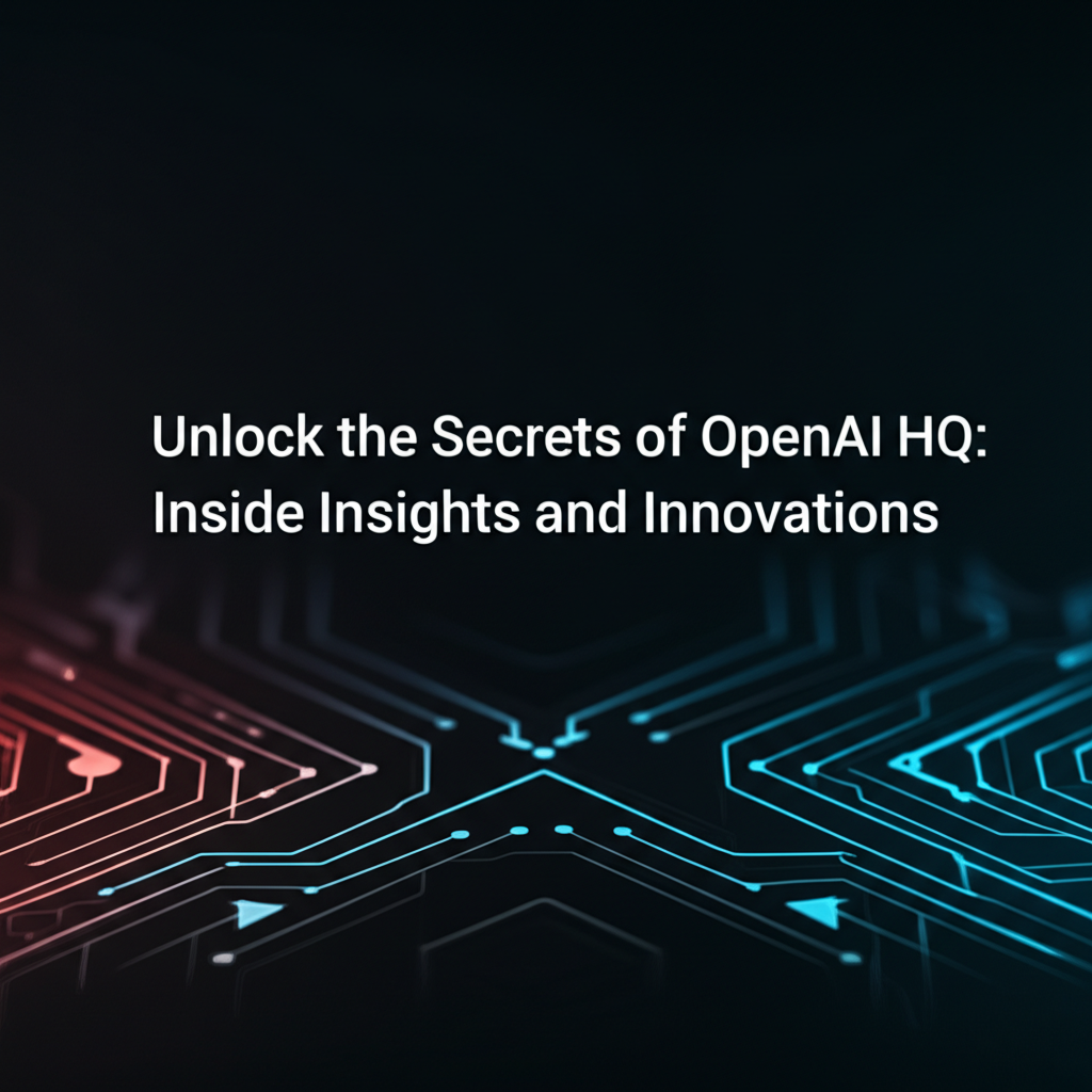 Unlock the Secrets of OpenAI HQ: Inside Insights and Innovations