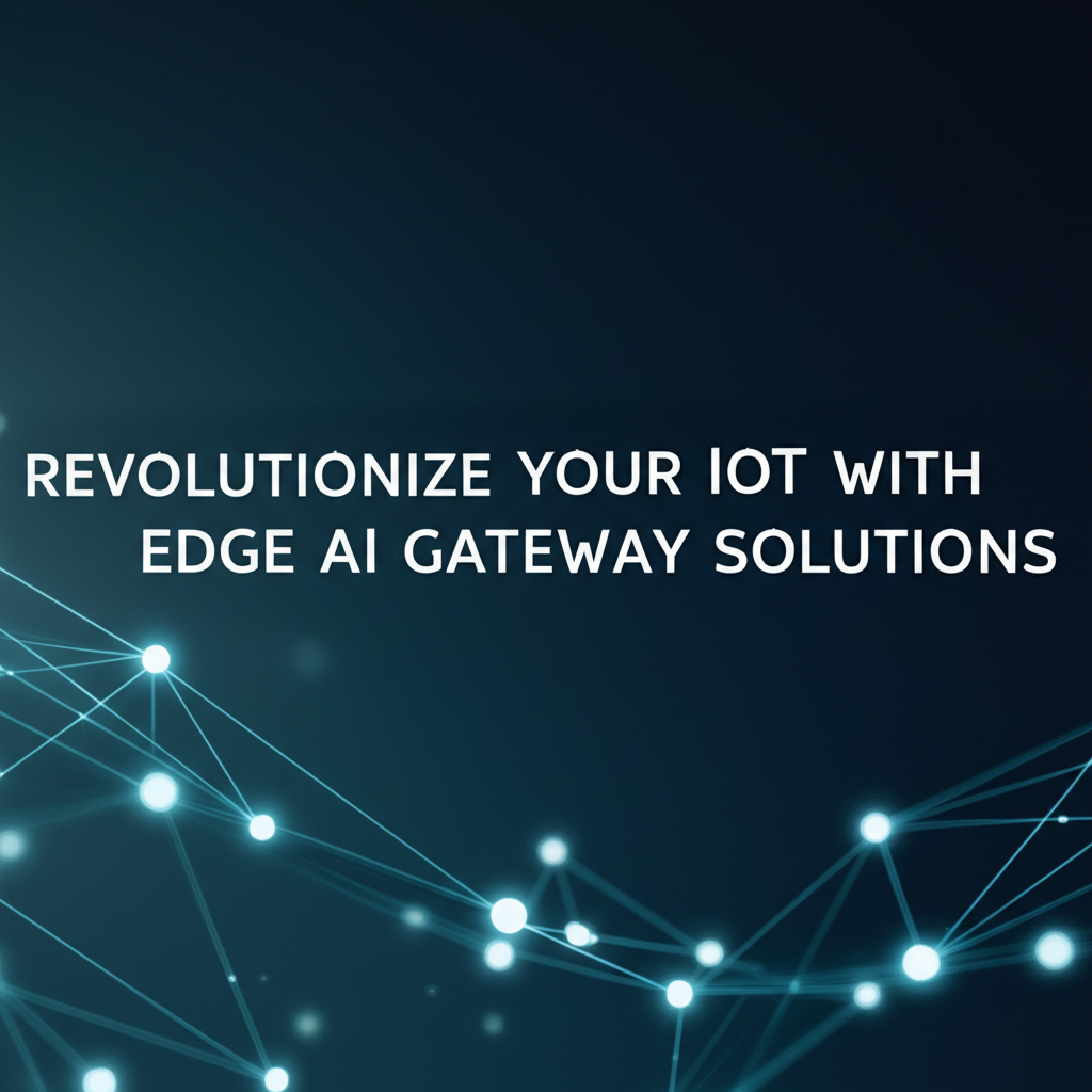 Revolutionize Your IoT with Edge AI Gateway Solutions