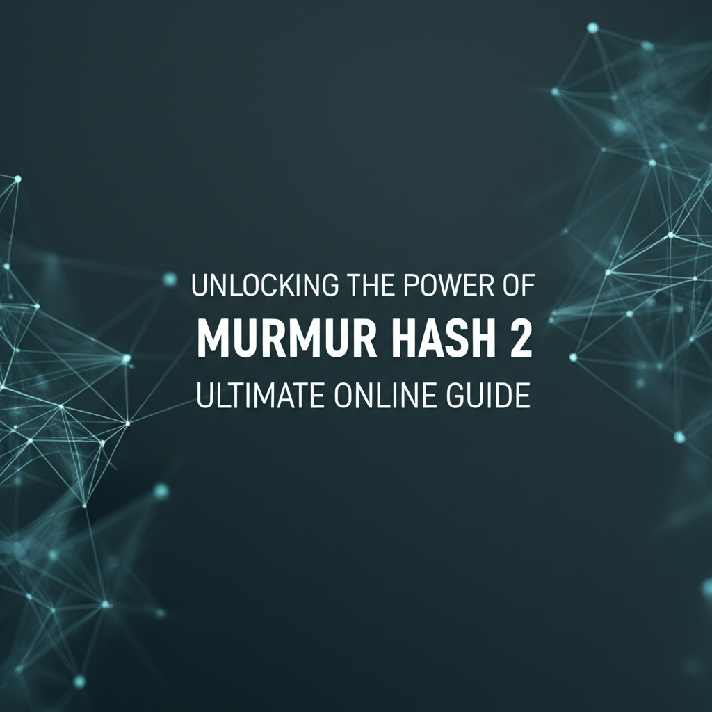 Unlocking the Power of Murmur Hash 2: Ultimate Online Guide