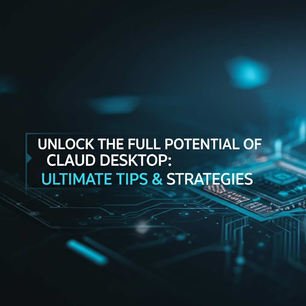 Unlock the Full Potential of Claud Desktop: Ultimate Tips & Strategies