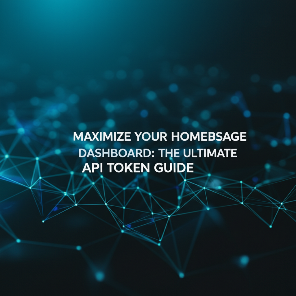 Maximize Your Homepage Dashboard: The Ultimate API Token Guide