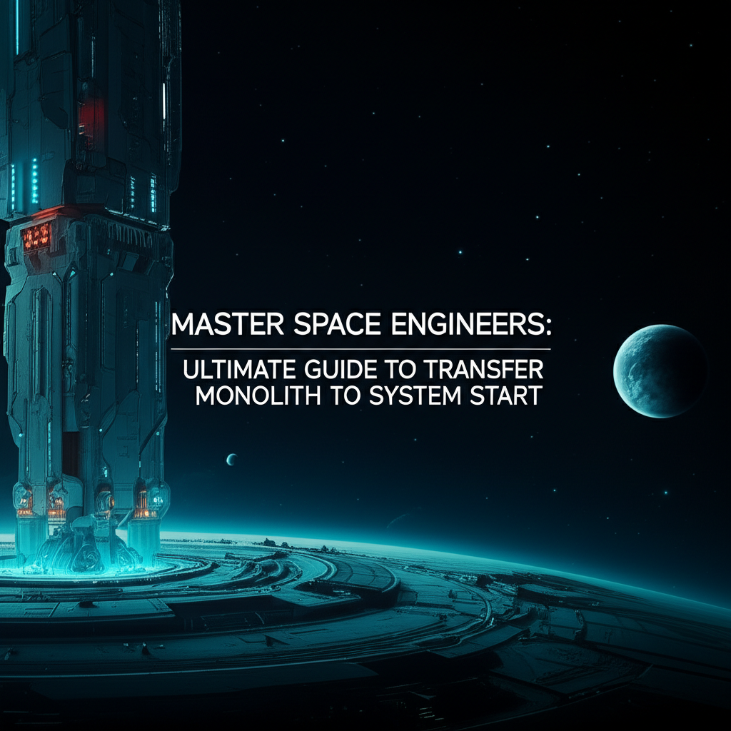 Master Space Engineers: Ultimate Guide to Transfer Monolith to System Start