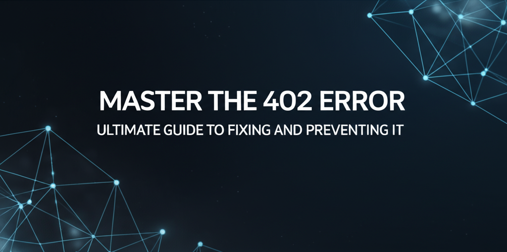Master the 402 Error: Ultimate Guide to Fixing and Preventing It