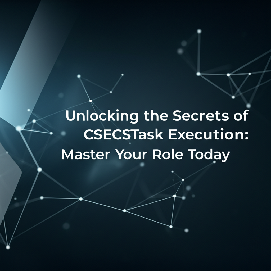 Unlocking the Secrets of CSECSTask Execution: Master Your Role Today