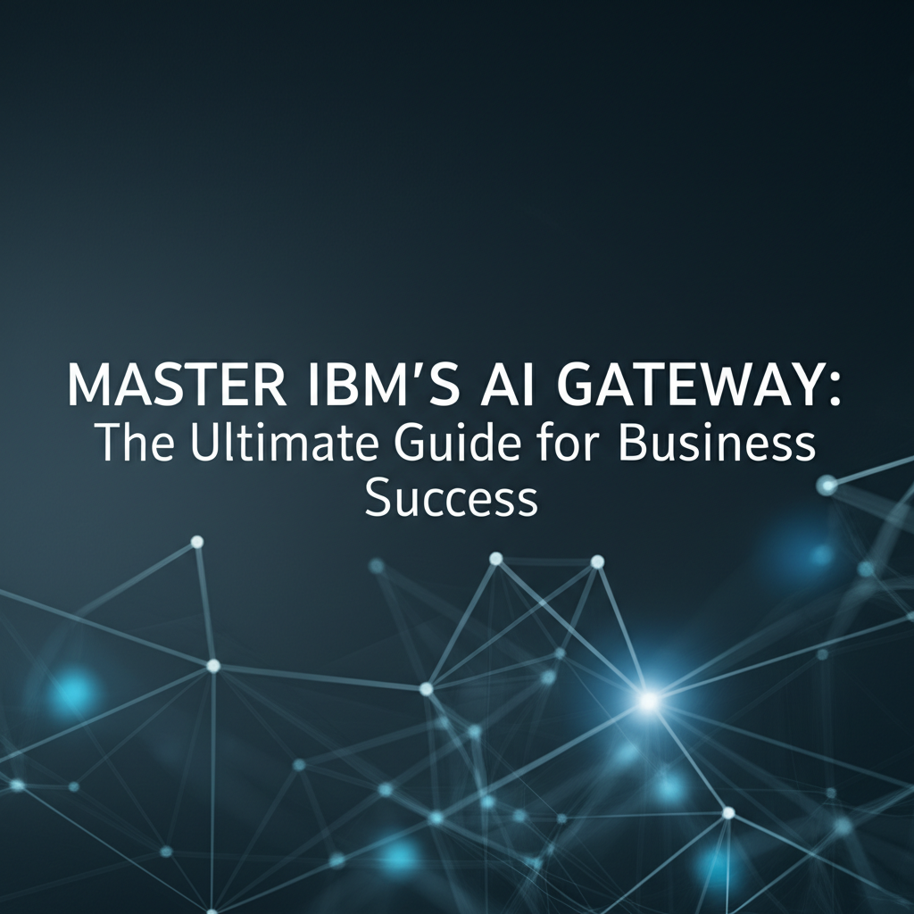 Master IBM's AI Gateway: The Ultimate Guide for Business Success