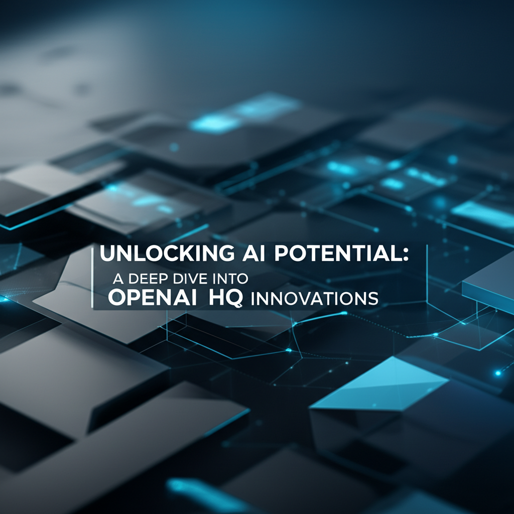 Unlocking AI Potential: A Deep Dive into OpenAI HQ Innovations