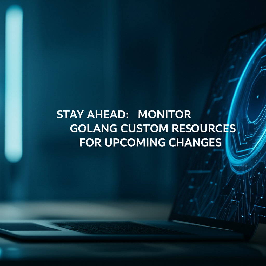 Stay Ahead: Monitor Golang Custom Resources for Upcoming Changes