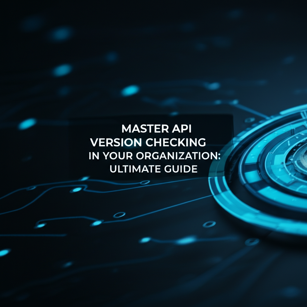 Master API Version Checking in Your Organization: Ultimate Guide