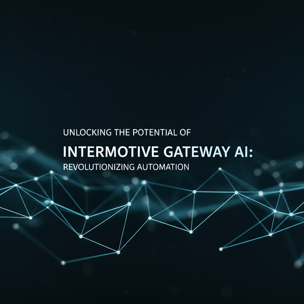 Unlocking the Potential of Intermotive Gateway AI: Revolutionizing Automation