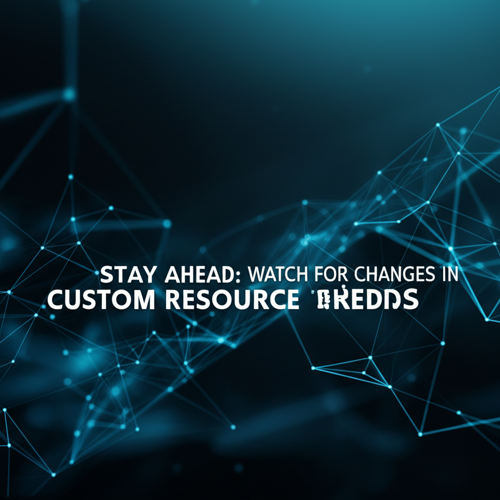 Stay Ahead: Watch for Changes in Custom Resource Trends