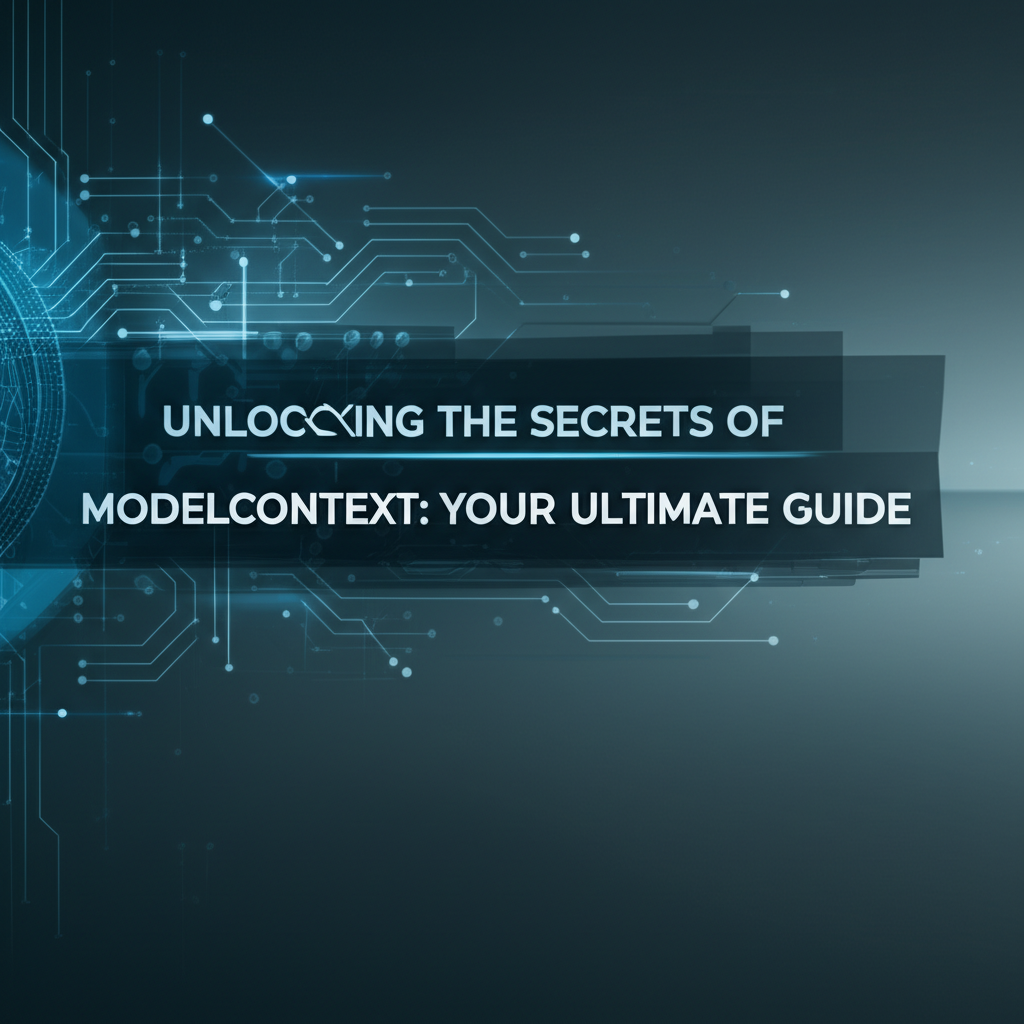Unlocking the Secrets of ModelContext: Your Ultimate Guide