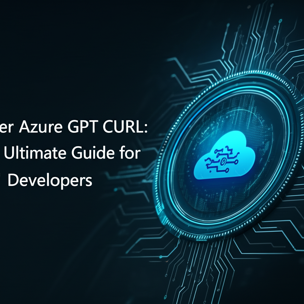 Master Azure GPT CURL: Ultimate Guide for Developers