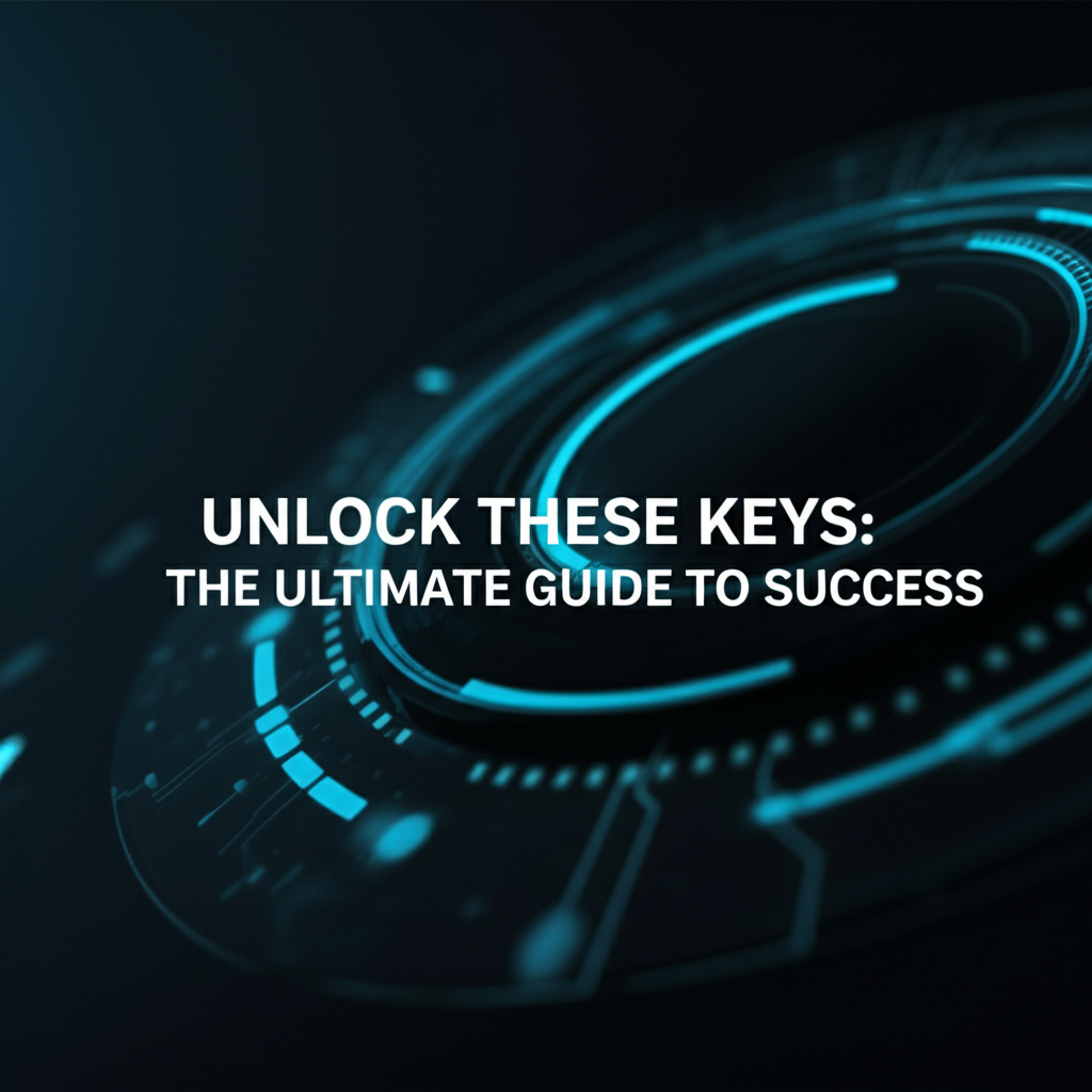 Unlock These Keys: The Ultimate Guide to Success