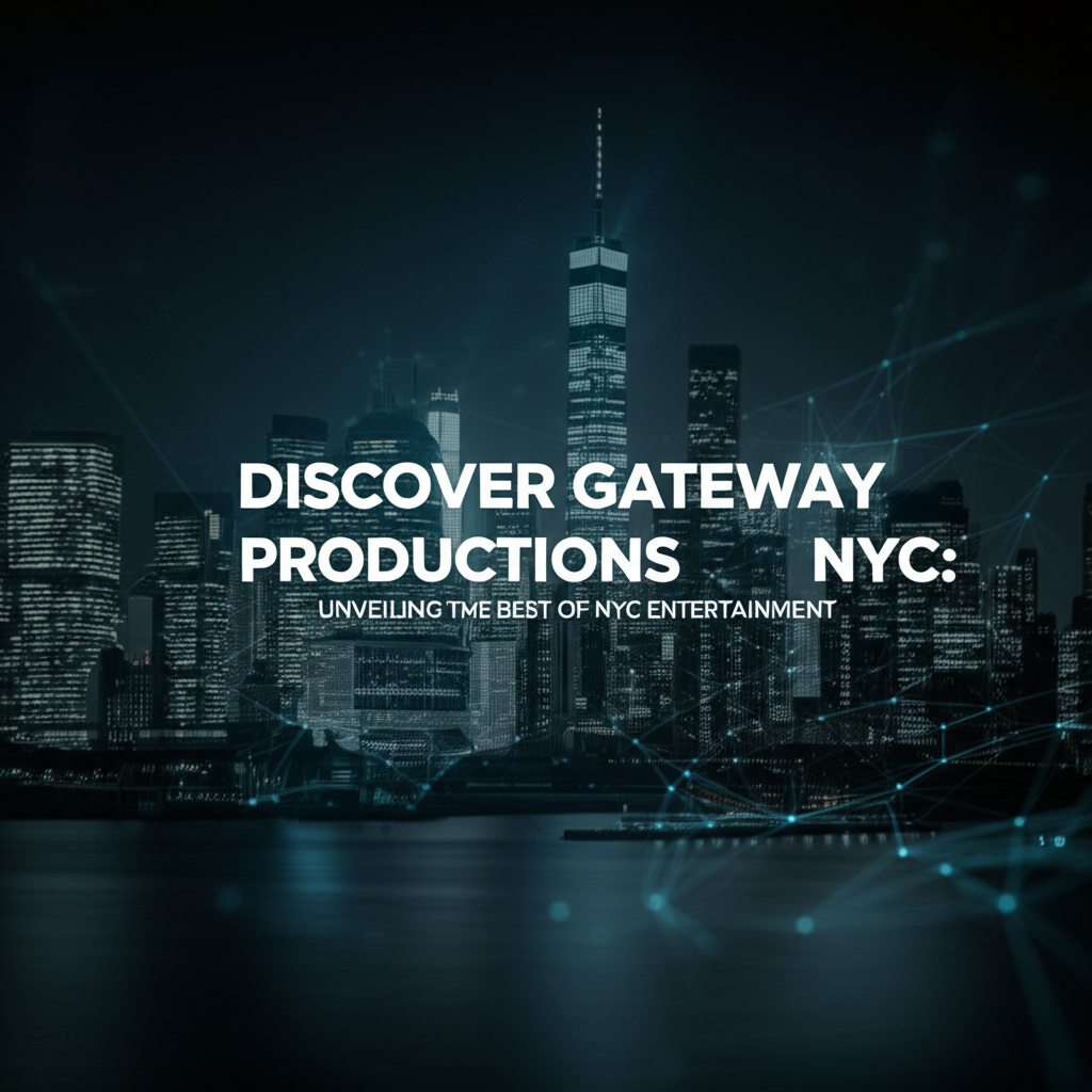 Discover Gateway Productions NYC: Unveiling the Best of NYC Entertainment