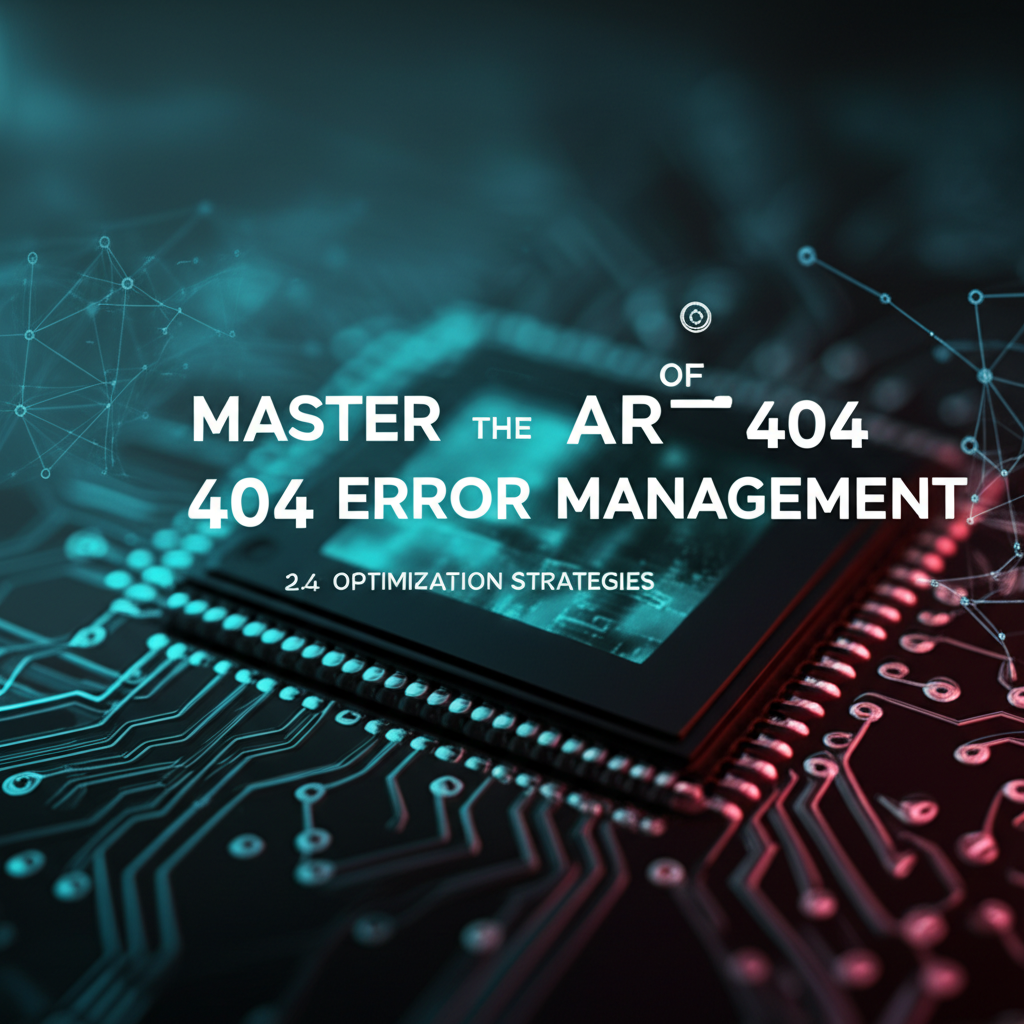 Master the Art of 404 Error Management: 2.4 Optimization Strategies