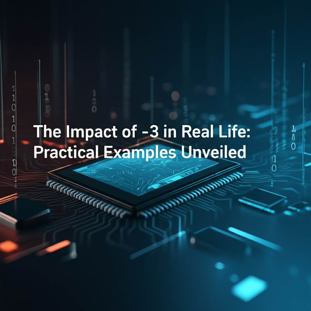 The Impact of -3 in Real Life: Practical Examples Unveiled