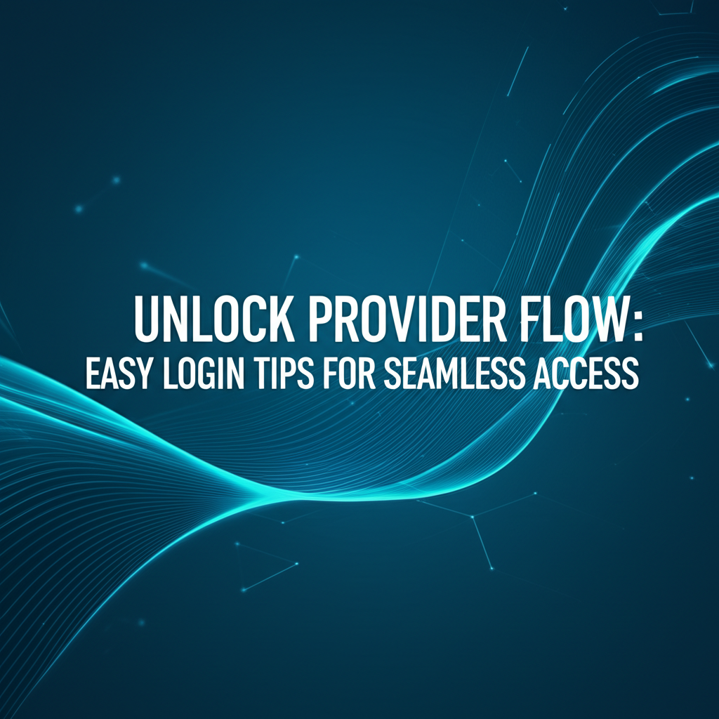 Unlock Provider Flow: Easy Login Tips for Seamless Access