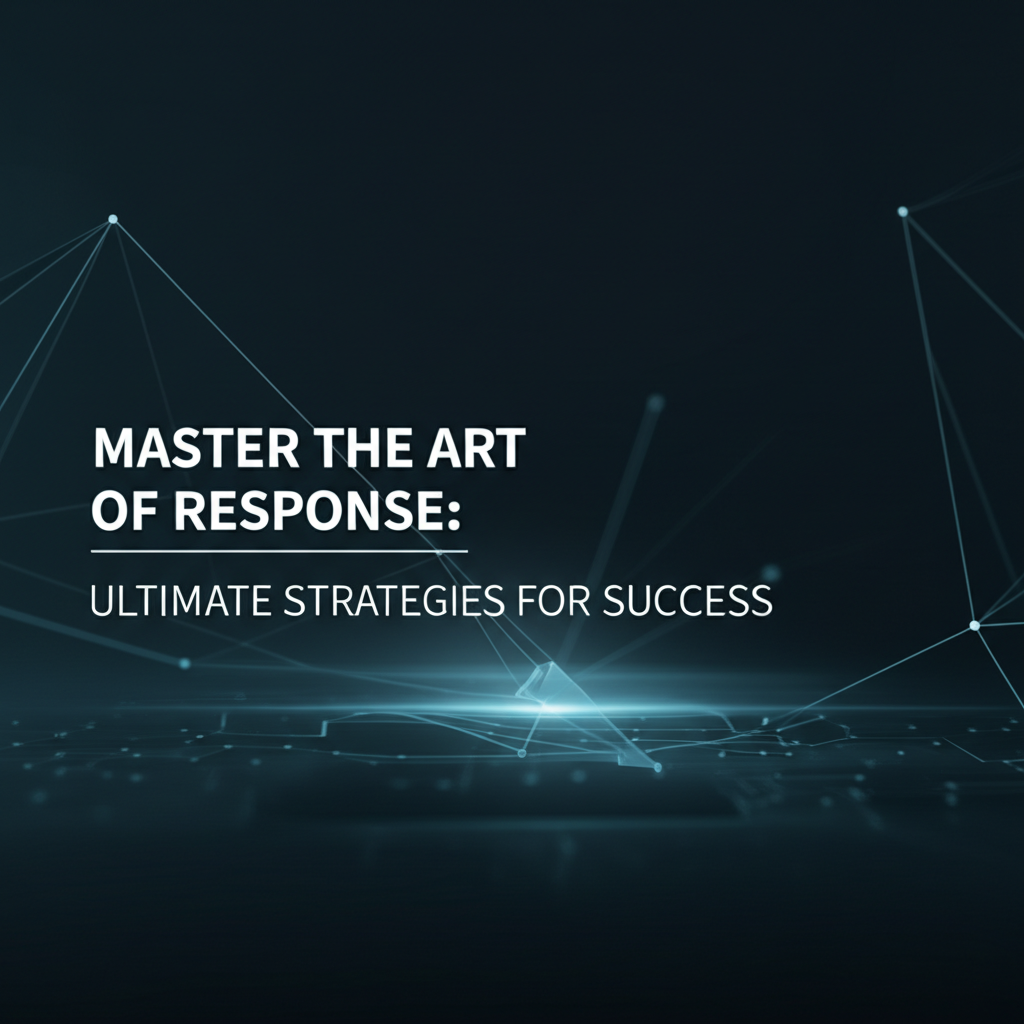 Master the Art of Response: Ultimate Strategies for Success