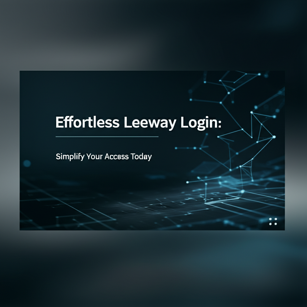 Effortless Leeway Login: Simplify Your Access Today