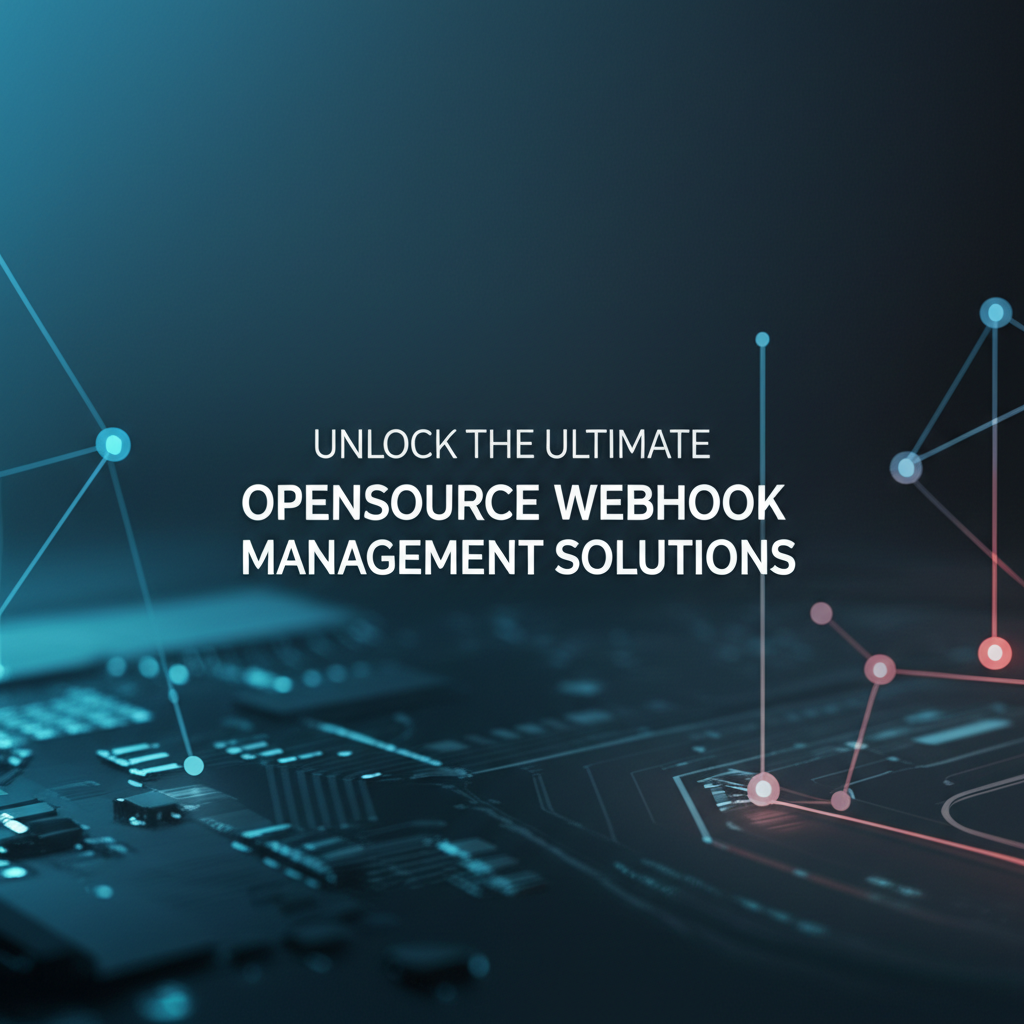 Unlock the Ultimate OpenSource Webhook Management Solutions