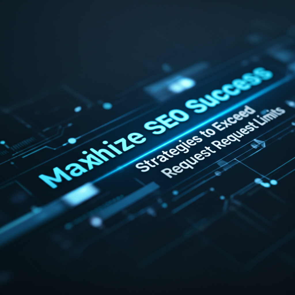 Maximize SEO Success: Strategies to Exceed Request Limits