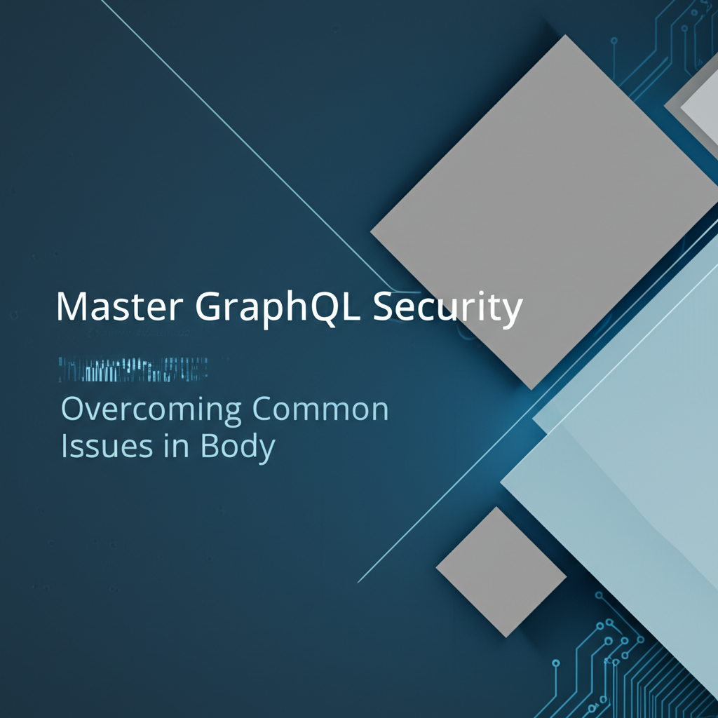 Master GraphQL Security: Overcoming Common Issues in Body